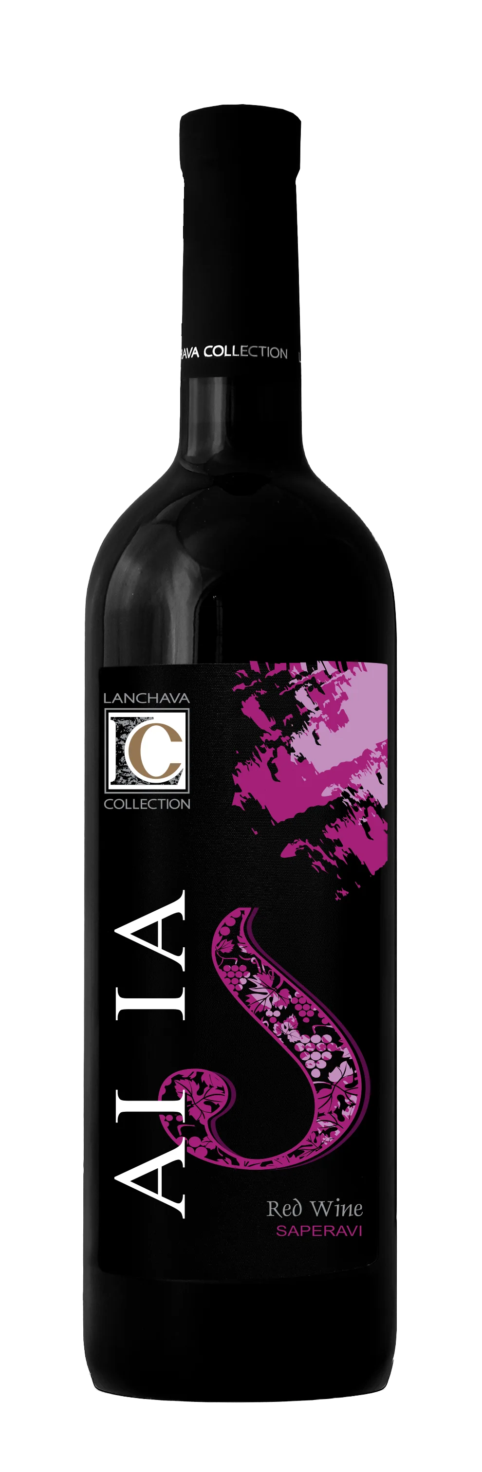 AI IA Red Saperavi Georgian wine bottle